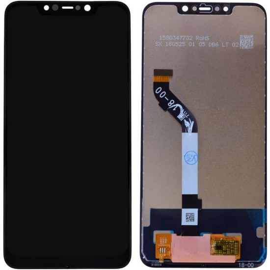 TOUCH+DIGITALIZER COM FRAME XIAOMI POCOPHONE F1 PRETO
